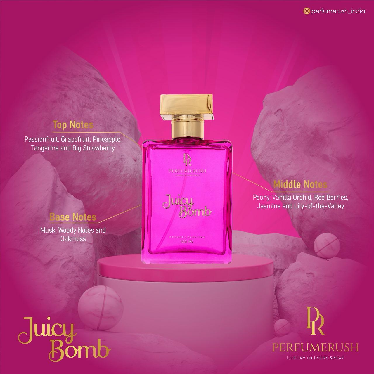 JUICY BOMB 100 ML || PERFUMERUSH Long lasting luxury perfume